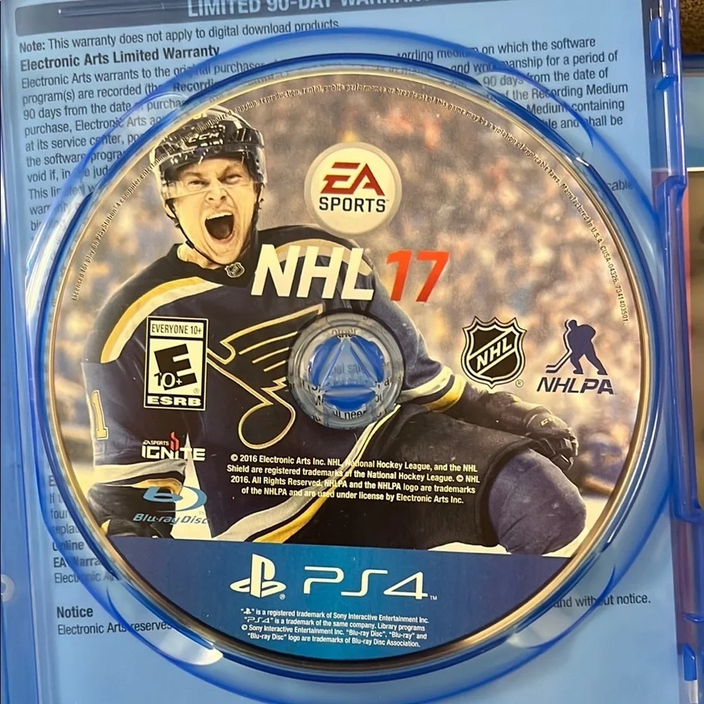 Blue PS4 NHL Video Games Collection